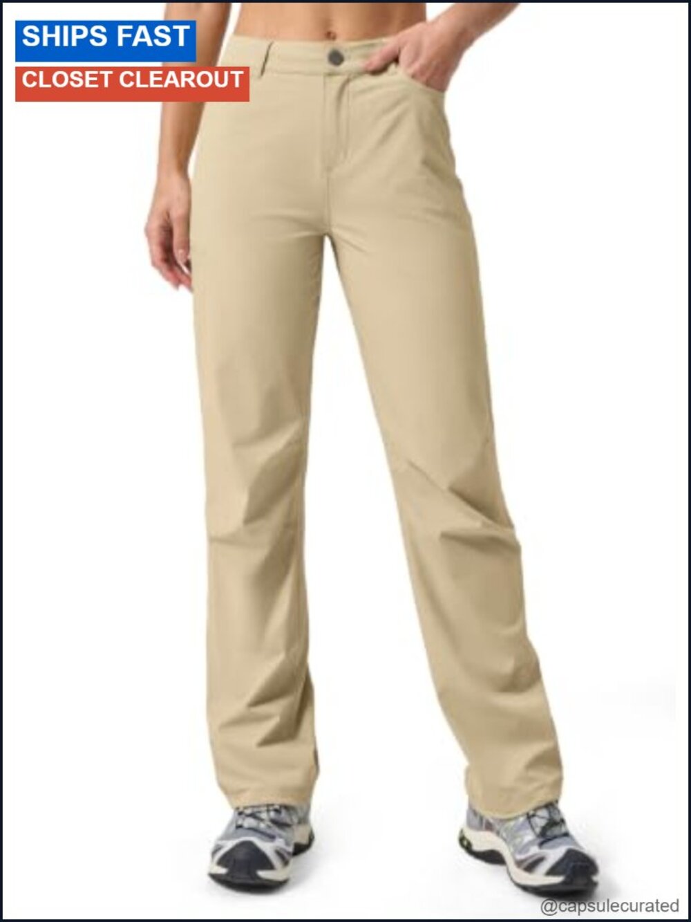 Women's Hiking Pants Quick Dry Lightweight Stretch Travel Pants with Pockets